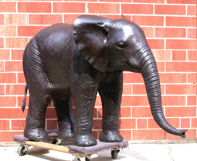elephant statue at home